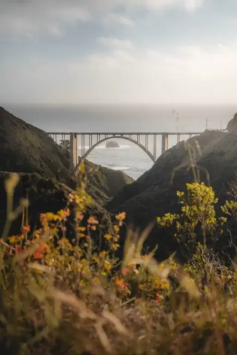 Blick auf Bixby Creek Bridge