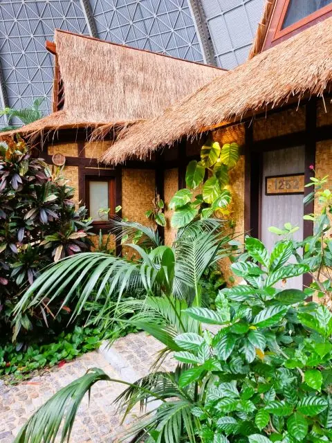 Häuschen im Tropen-Stil