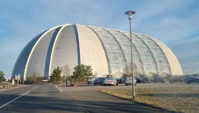 Außenansicht der Halle